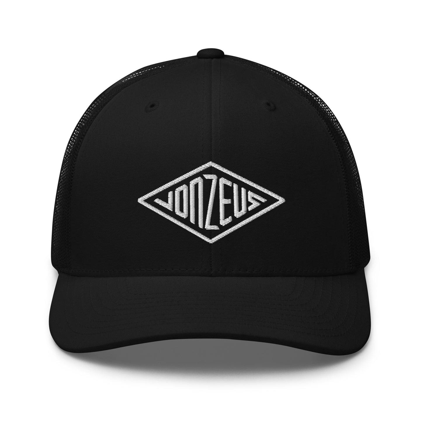 VonZeus Trucker Cap in Black