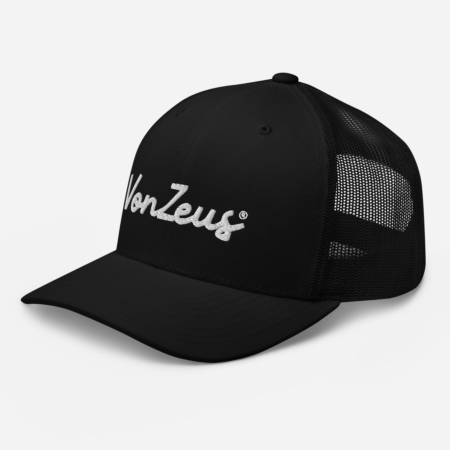 VonZeus Script Trucker Cap