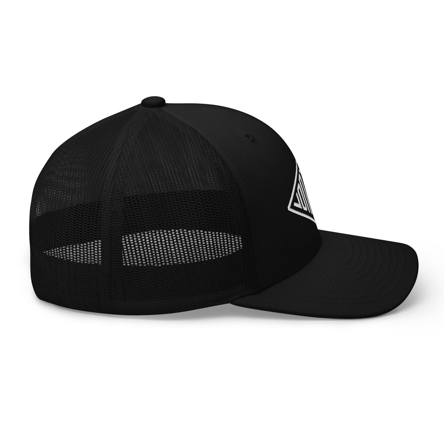 VonZeus Trucker Cap in Black