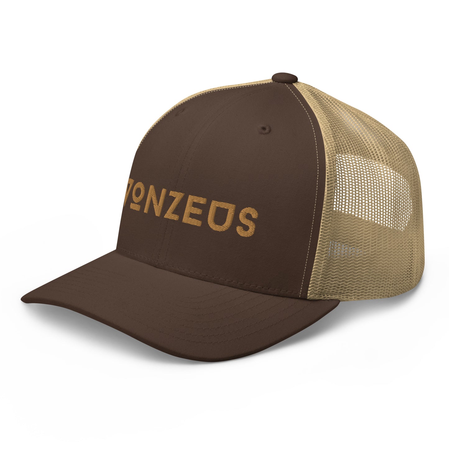 VonZeus Trucker Cap in Brown