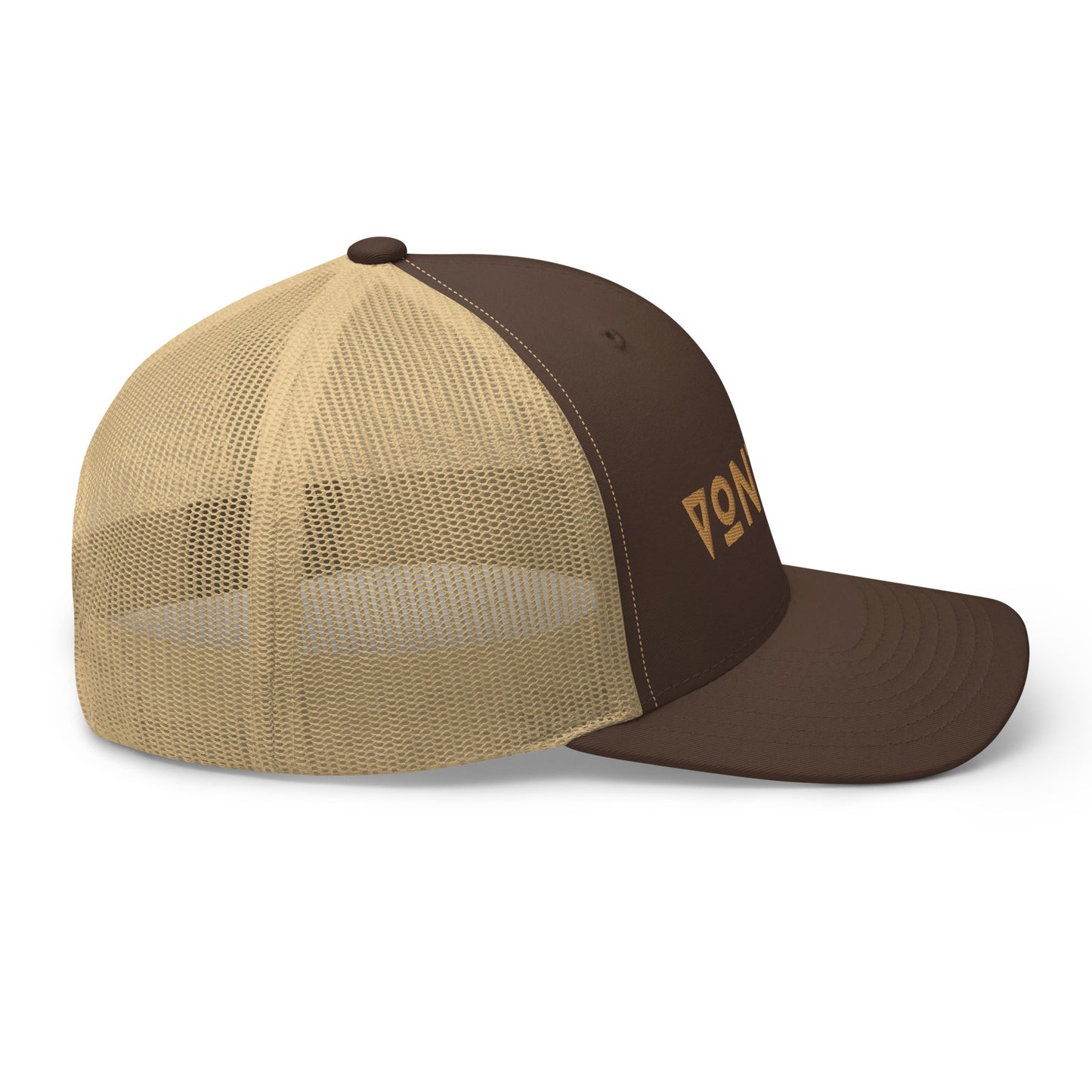 VonZeus Trucker Cap in Brown