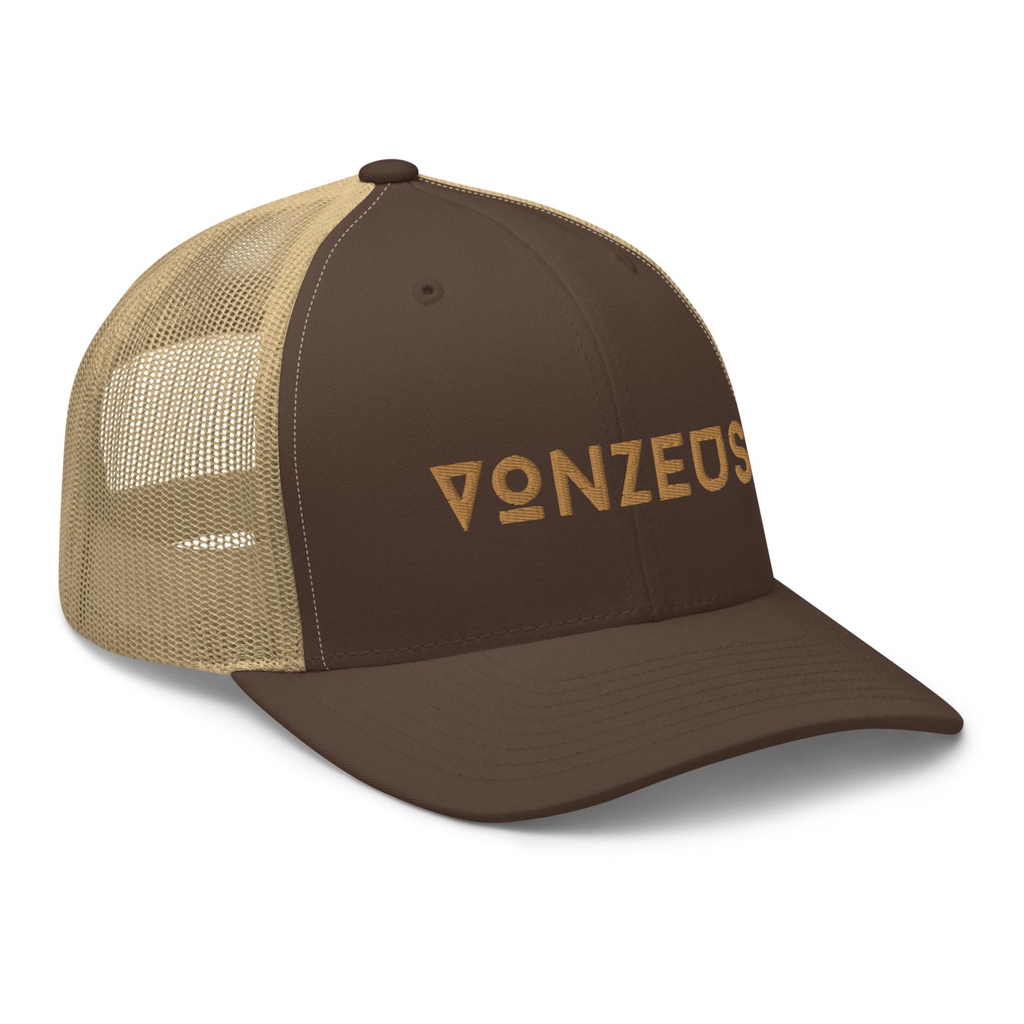 VonZeus Trucker Cap in Brown