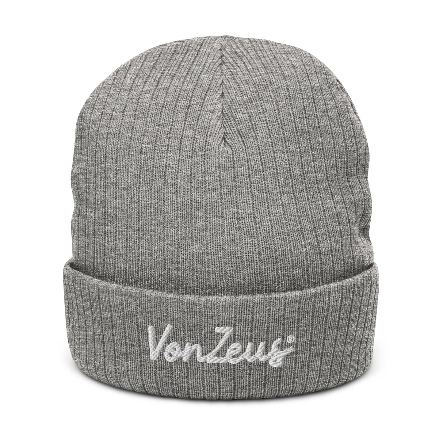 VonZeus Ribbed knit beanie