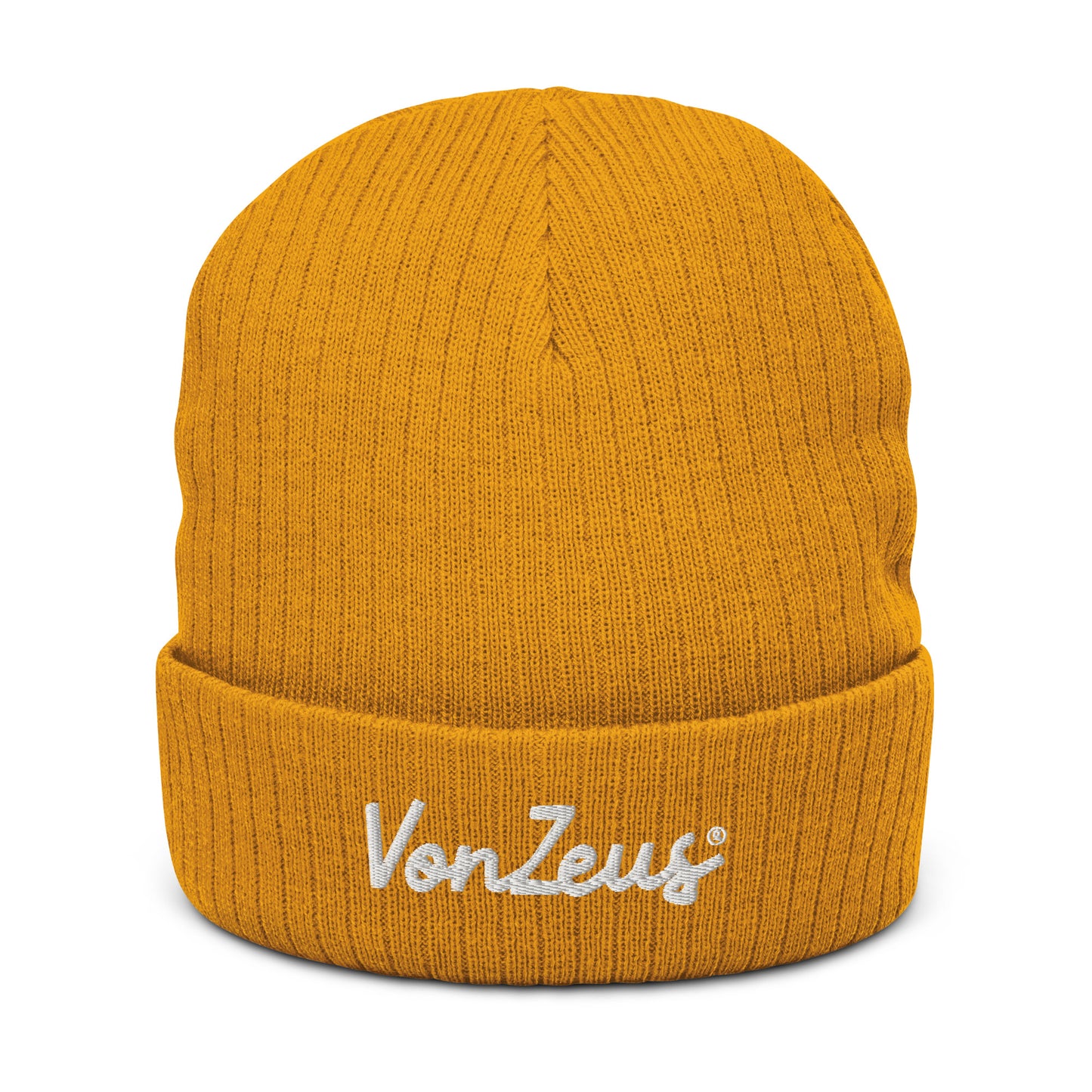 VonZeus Ribbed knit beanie