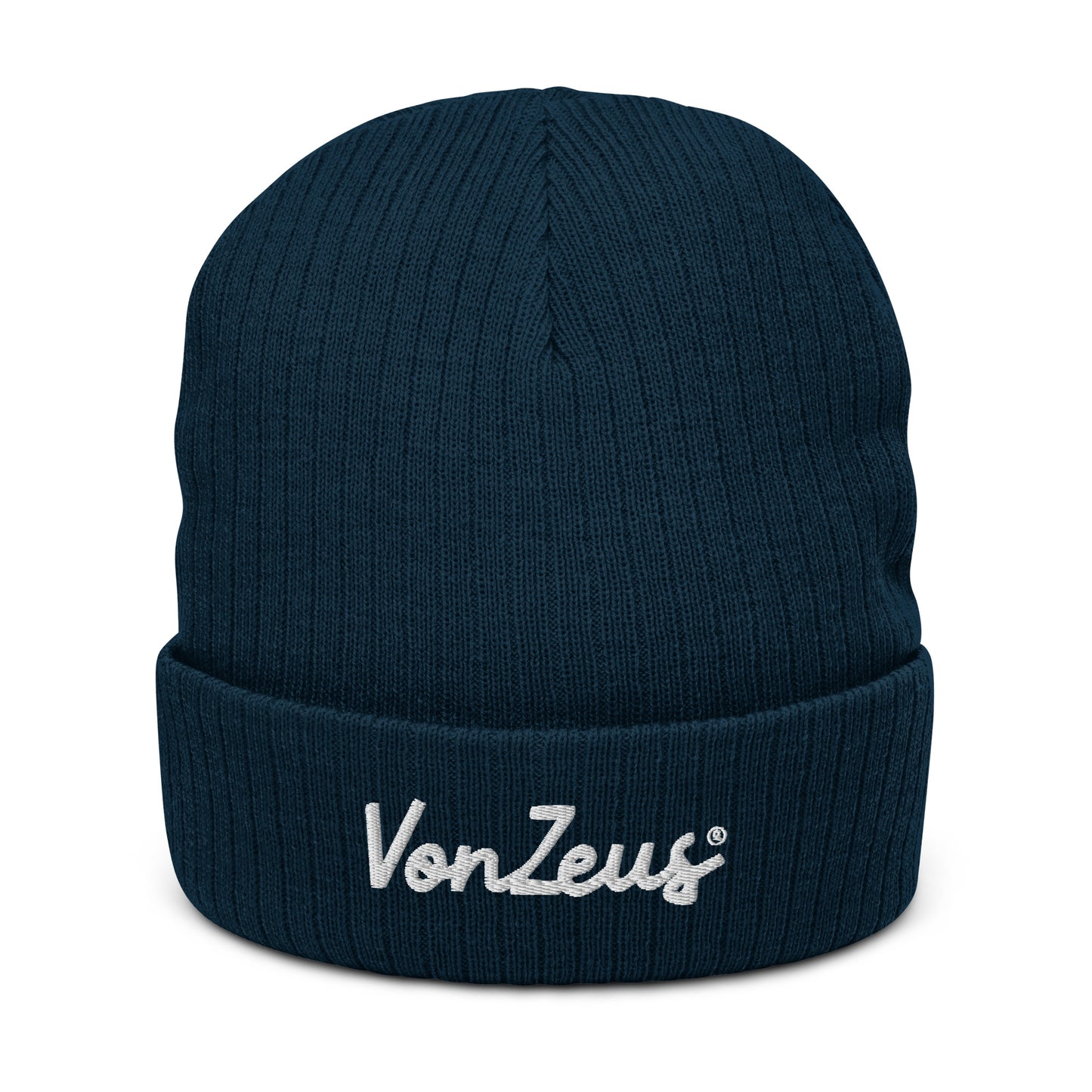 VonZeus Ribbed knit beanie