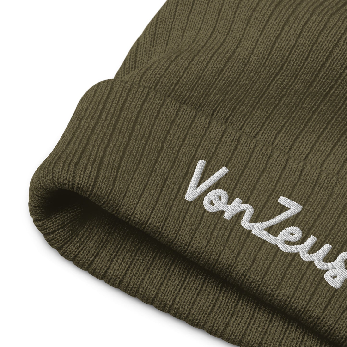 VonZeus Ribbed knit beanie