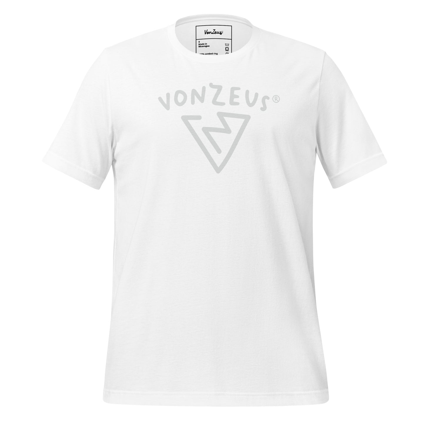 VonZeus Hand Drawn White Tee